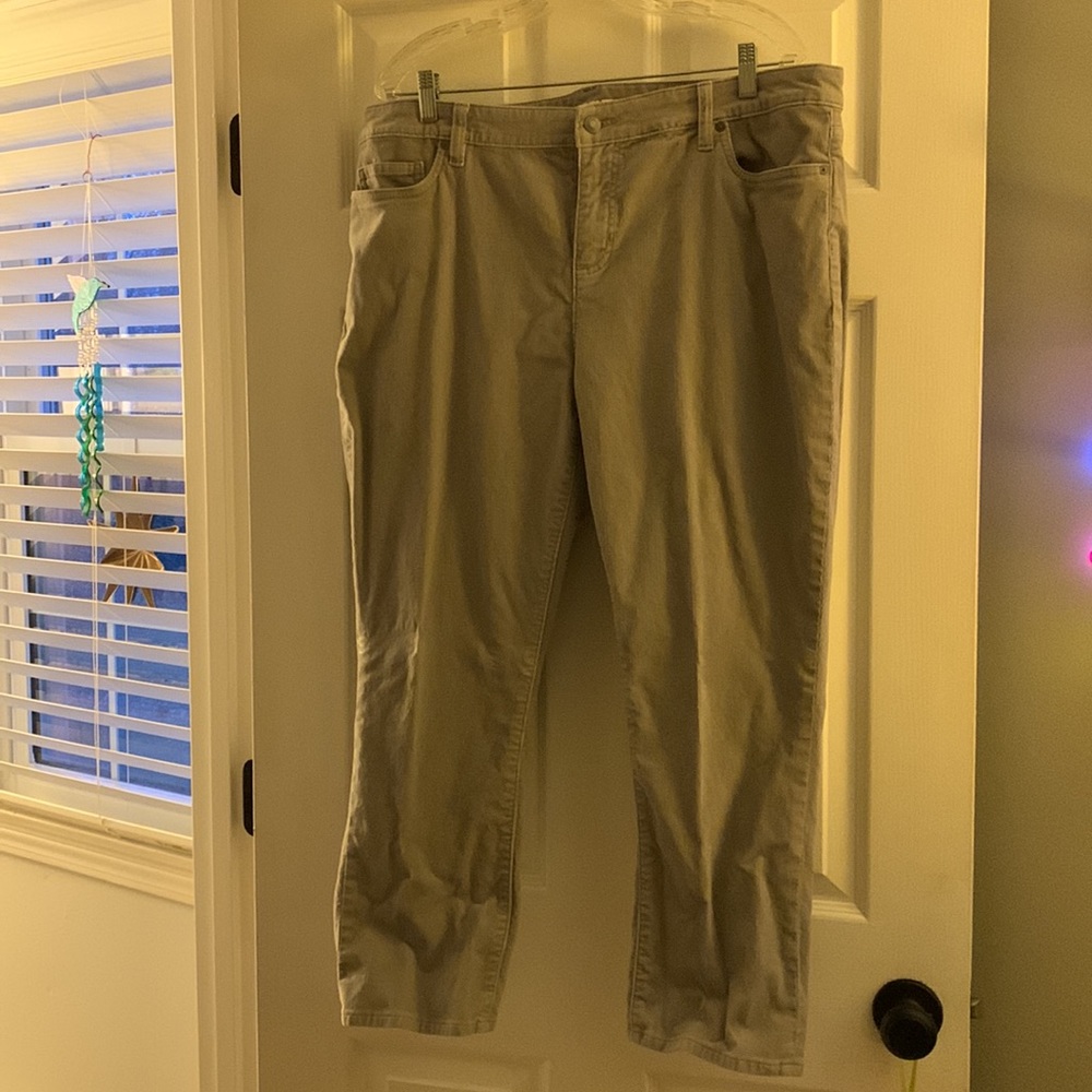 Lands End Straight Leg Corduroys